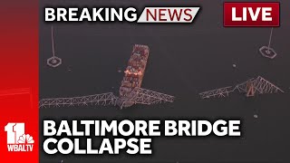 LIVE COVERAGE Baltimore bridge collapses [upl. by Sirkin825]