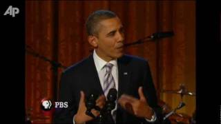 Mick Jagger Belts Out the Blues for Obama [upl. by Orv]