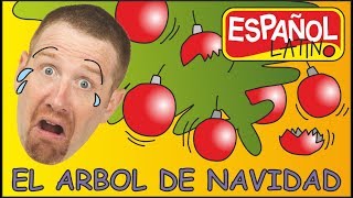 Cancion de Arbol de Navidad  Aprender con Steve and Maggie Español Latino [upl. by Atiugram56]