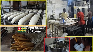 Most Popular FRENCH Bread in WEST AFRICA  Traditional African Food Recipes  TOGO BREADSAKOMI [upl. by Rame]