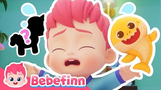 The Shadow Hunting 👤❓  Where Is Finns Baby Shark  Bebefinn Playtime Compilation  Musical Story [upl. by Chris]