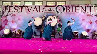 이탈리아 동양축제 한국무용 Festival dell Oriente Napoli 2022  La danza del Ventaglio [upl. by Annahael922]