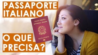 O QUE PRECISA PARA TIRAR PASSAPORTE ITALIANO [upl. by Lurline531]