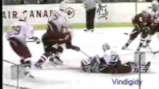 Tkachuk hits Lindros World Cup 96 [upl. by Eveline]