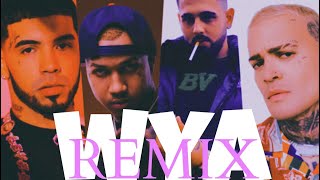 WYA REMIX PINK👹Richar 27 LYRICS VIDEO [upl. by Kerk]