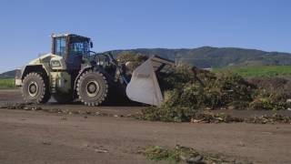 LX01 prototype hybrid wheel loader I  California [upl. by Alta]