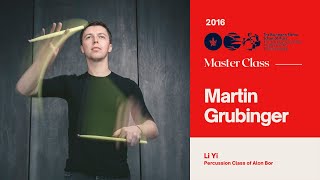 Martin grubinger Percussion MasterClass  Li Yi [upl. by Parks]