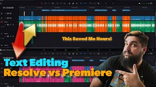 Text Editing  DaVinci Resolve vs Premiere Pro [upl. by Buerger252]