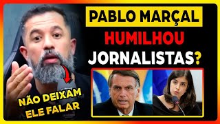 PABLO MARÇAL CONFRONTA 3 JORNALISTAS EM SABATINA [upl. by Annayat]