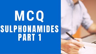 MCQ Sulphonamides sulphonamides sulfonamides mcq sulfonamide pharmaceutical chemistry [upl. by Auburn]