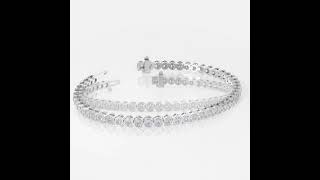 Timeless Bezel Set Diamond Tennis Bracelet [upl. by Hammond]