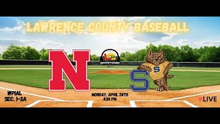 Neshannock Lancers vs Shenango Wildcats  WPIAL Baseball  Apr 24 2023 [upl. by Ahsoik]