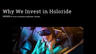 Why We Invest in Holoride [upl. by Cavanagh]