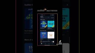 Audible Walkthrough 🎧audiobook shorts [upl. by Reich]