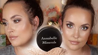 Mineralny podkład sypki Anabelle  tusz ABH  TEST [upl. by Cobbie]