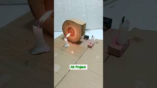 Air Power Experiment • Candle experiment tech fan youtubeshorts [upl. by Ajaj878]