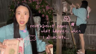 WET PANIC After the Photoshoot Why you should never dissociate photoshoot shabbychic vlog [upl. by Anidal]