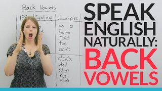 Sound more natural in English Learn and practice 5 BACK VOWELS [upl. by Dettmer]