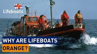 Why are RNLI lifeboats orange [upl. by Tedric]