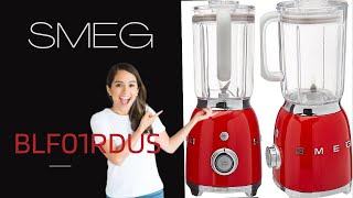 SMEG BLF01RDUS 50s Style Blender Reviews [upl. by Atsejam]