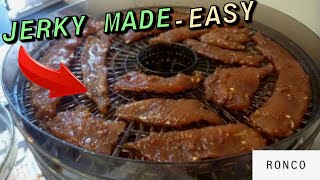 Ronco Food Dehydrator Makes Great BEEF JERKY [upl. by Raffin]