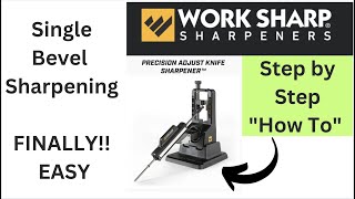 Single Bevel Broadhead Sharpening Easy [upl. by Aicnilav]