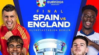 🇪🇸 Spain 🆚 England 🏴󠁧󠁢󠁥󠁮󠁧󠁿 Berlin Sunday FanaticalFanClub EURO2024 FanaticalFootballClub [upl. by Amye]