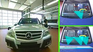 MercedesBenz GLK Scheibenwaschdüsen richtig einstellen [upl. by Werdn271]