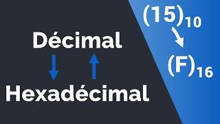 Conversion dun nombre décimal en nombre hexadécimal et dun nombre hexadécimal en nombre décimal [upl. by Pol]