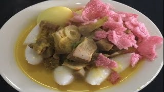 Resep Lontong Ketupat Sayur Padang [upl. by Edrei]