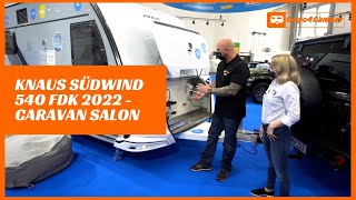 Knaus Südwind 540 FDK Modell 2022  Wohnwagen für 4 Personen mit Etagenbett  Caravan Salon 2021 [upl. by Yelhsa]