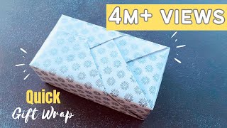 Easy Gift Wrapping  DIY Gift Packing Idea  Gift Wrap Idea giftwrap [upl. by Zondra]