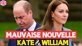 Kate Middleton et William bouleversés par un drame qui les touche en plein cœur [upl. by Merdith]