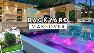 From Residence To Resort Drastic Backyard MAKEOVER [upl. by Irtimid]