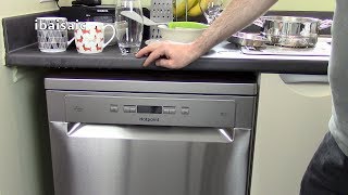 Hotpoint HFO3T222WGX Stainless Steel Dishwasher Review [upl. by Halvaard]