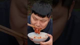 你不努力输的那个人永远是你老表说的对吗？农村美食吃播辣椒酱抖音美食tiktok美食盲盒spicy [upl. by Finnegan]