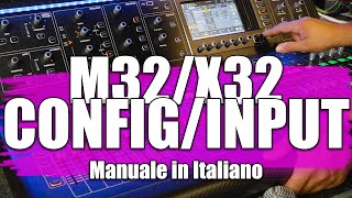 Manuale M32X32 in Italiano  Input ConfigPreamp [upl. by Kristie]