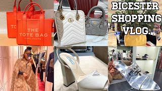 Luxury shopping Vlog at Bicester Village outletPre  Winter sales 5060 Gucci PradaLoewe [upl. by Aniryt786]