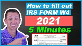 How to fill out IRS Form W4 2021 Fast [upl. by Greenberg]