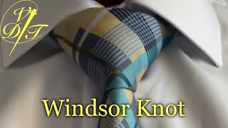 How to Tie The Full Windsor Knot [upl. by Adilen875]