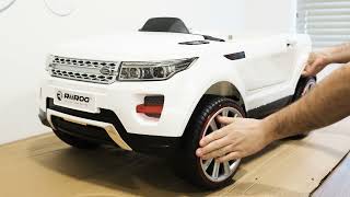 Range Rover Evoque Style 12v Battery Electric Ride On Car For Kids With Parental Remote Control [upl. by Meenen]