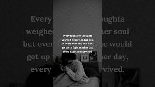 Every night her thoughtsv minimalistquotes quoteoftheday motivation love woman women [upl. by Dogs]