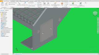 Inventor Tutorial Außentreppe Geländer [upl. by Onilecram691]