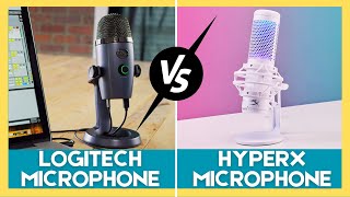 HyperX QuadCast S vs Logitech Blue Yeti Nano Microphone [upl. by Llydnek302]