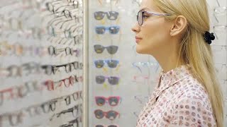 Choosing Glasses Stock Video [upl. by Dyke86]