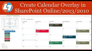 how to create color coded calendar in SharePoint 2013 [upl. by Atsyrhc]