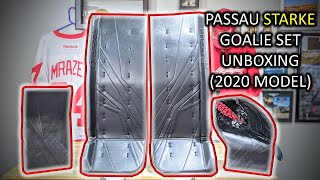 Passau STÄRKE Goalie Set UNBOXING 2020 Model bonus Roughneck Neck Guard [upl. by Cohlette224]