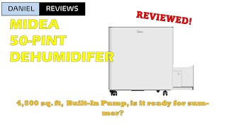 Costcos 4500 sq ft 50 pint Midea Dehumidifier Review [upl. by Atilrak]