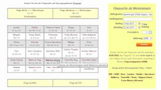 Sommerflugplan 2015 Memmingen Flughafen Airport im Allgäu [upl. by Annoet668]