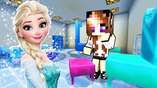 ARREDO LA VILLA GHIACCIATA DI ELSA SU MINECRAFT ⛄ [upl. by Lachance689]